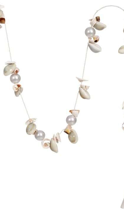 Seashells Garland - 31.5 Inches, Set of 6