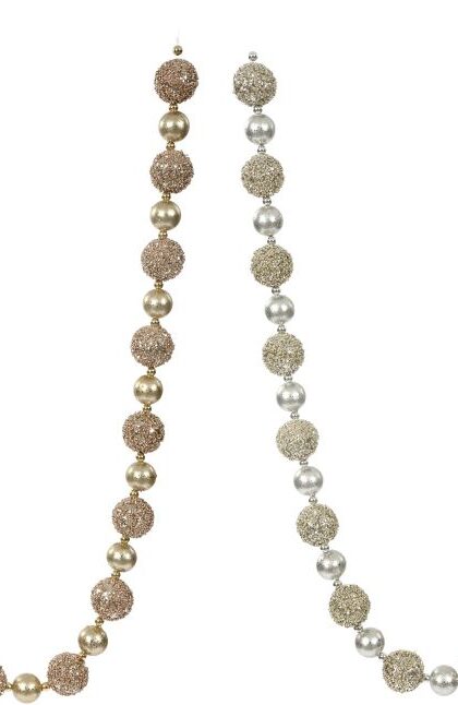 Sparkling Ball Garland,  - 4.5 Feet, Set of 4