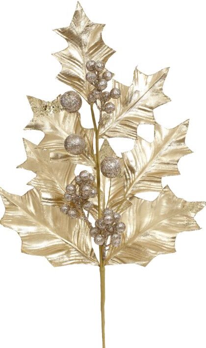 Grand Holly Spray - 28 Inches, Set of 6