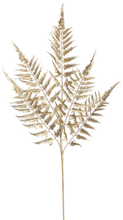 Golden Fern Spray - 32 Inches, Set of 12