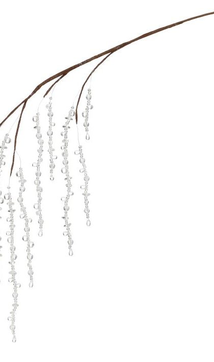 Weeping Beaded Branch - 24 Inches, Set of 12