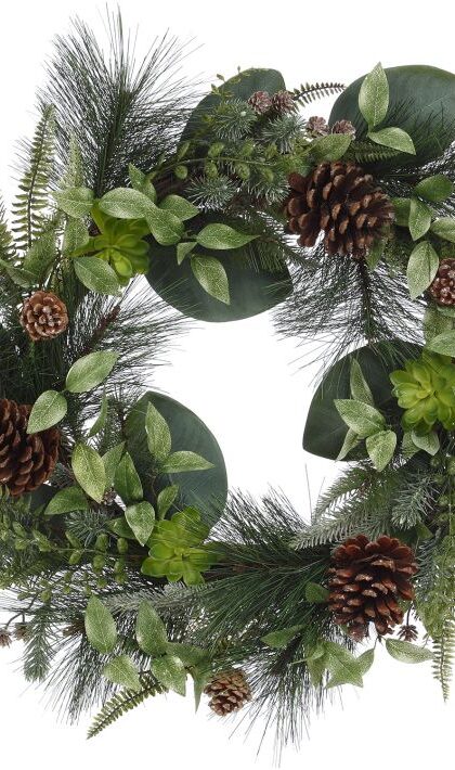 Mixed Pine Wreath - 24 Inches