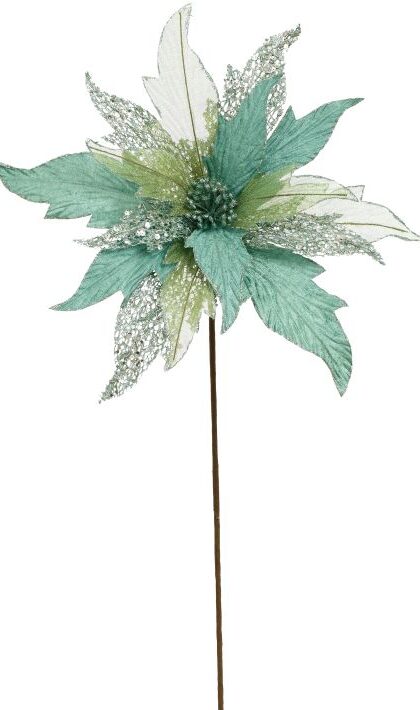 Fancy Poinsettia Stem - 32 Inches