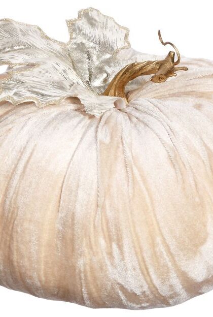 Velvet Pumpkin, Small - 8.5 x 6 Inches
