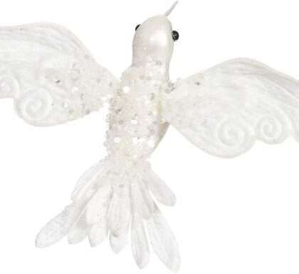 Glitter Hummingbird Clip - 9 x 25 Inches