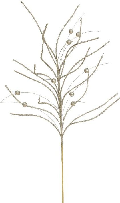 Glittered Silver Berry Spray - 29.5 Inches, Set of 12