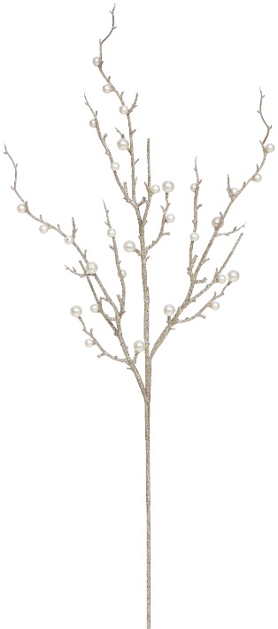 Winter Pearl Branch Spray – 36 Inches, Set of 12