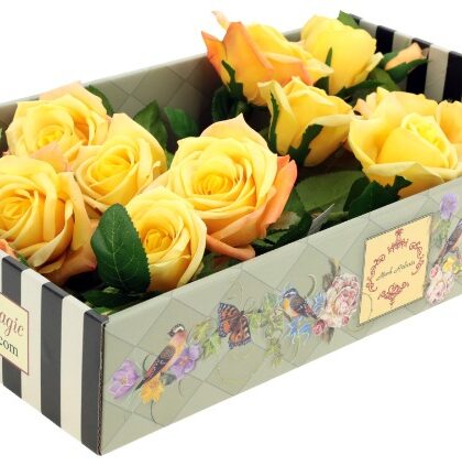 Natural Touch Lush Garden Yellow Stem 31 Inches Set of 6 - FREE SHIPPING