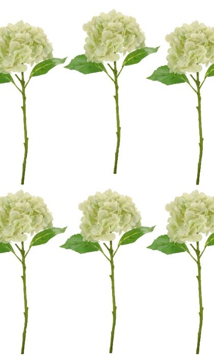 Vibrant Hydrangea Natural Touch - 19 Inches, Set of 6