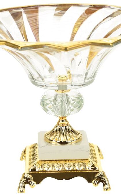 Footed Pedestal Bowl, Large - 14 x 12 Inches