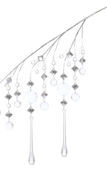 Tear Drop Jeweled Hanging Spray - 26 Inches (Set of 6)