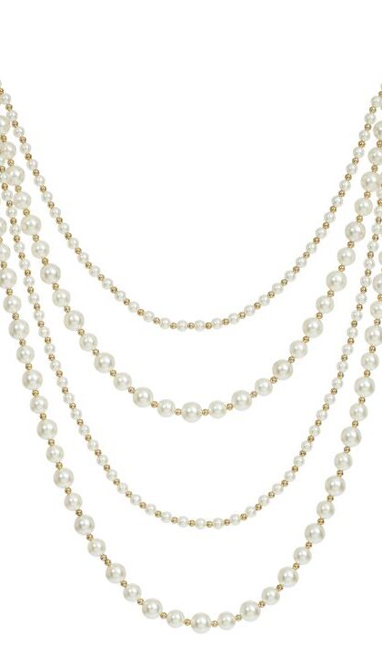 Hanging Pearl Swag - 26 Inches