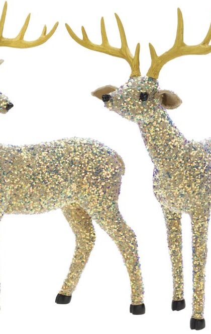 Sparkling Deer,  - 33-36 Inches, Set of 2