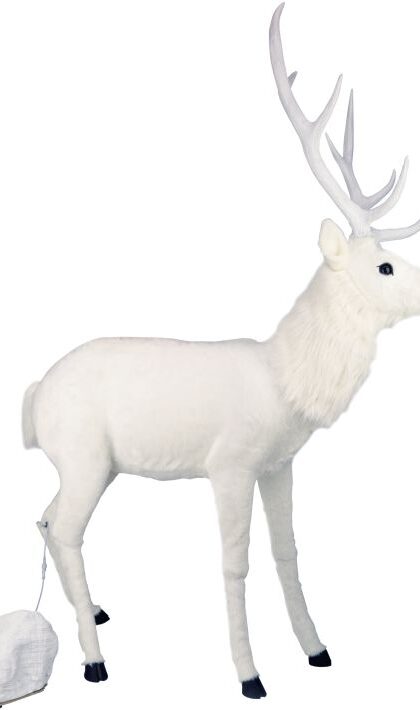 Mechanical Standing Deer - 61 x 77 Inches