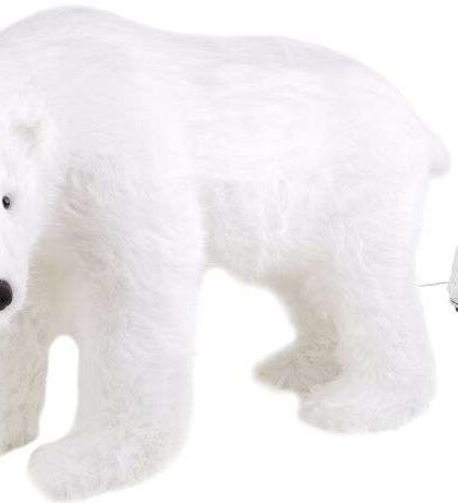 Mechanical  Polar Bear, Large - 56 x 36 Inches