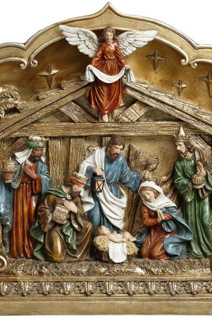 Nativity Scene Tabletop -15x12.5 Inches