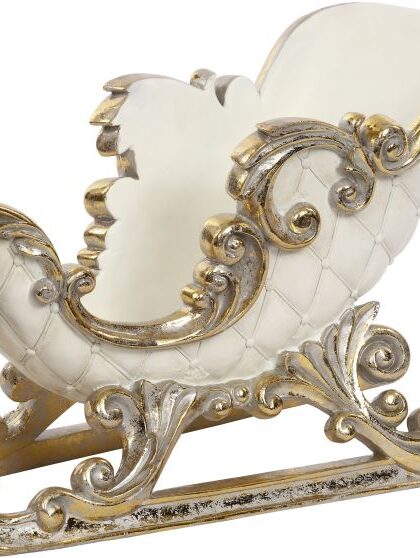 Gilded Sleigh - 19x11 Inches