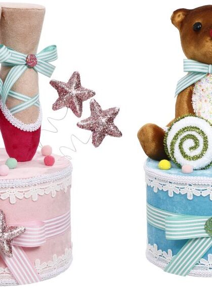 Teddy Shoe Giftbox,  - 13 Inches, Set of 2