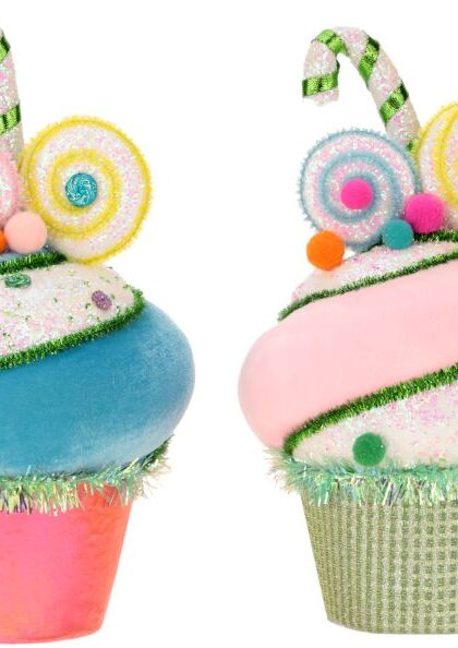 Cupcake Decoration, Set of 6 - 10.5 Inches