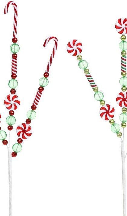 Peppermint Spray, Assortment of 2 - 16-18 Inches, Set of 12