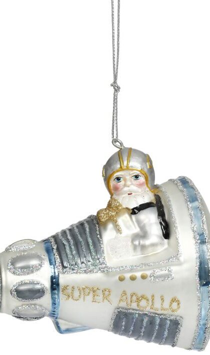 Super Apollo Ornament - 3.5 Inches, Set of 6