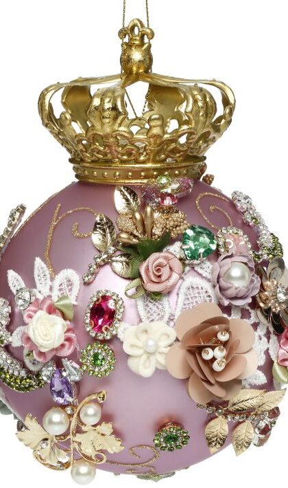 King's Crown Jewels Ornament Purple 7 Inches - FREE SHIPPING