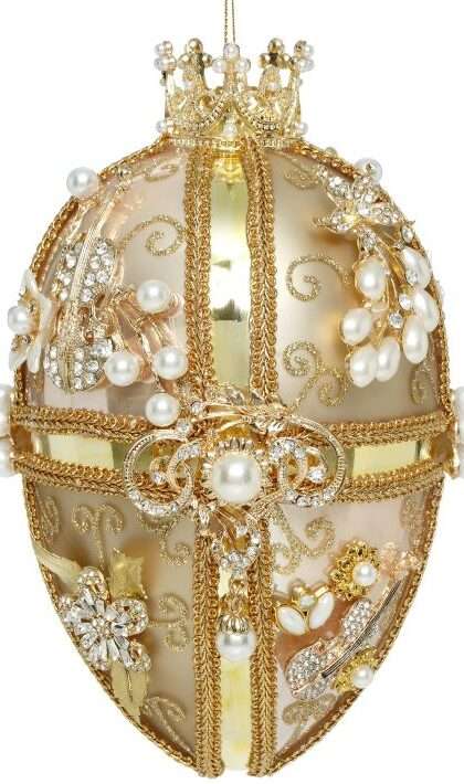 Faberge Jewel Egg Ornament , Multi  - 7 Inches, 36-54348,  (*Free Shipping)