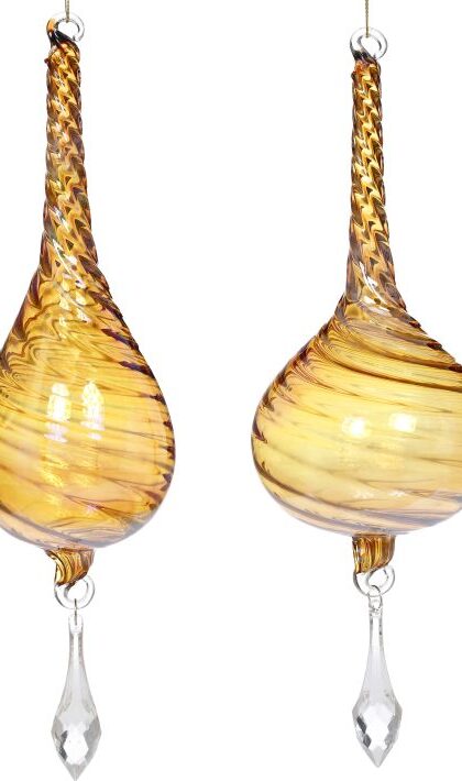 Bubble Ball Ornament, Assortment of 2 - 12.5 Inches, Set of 12