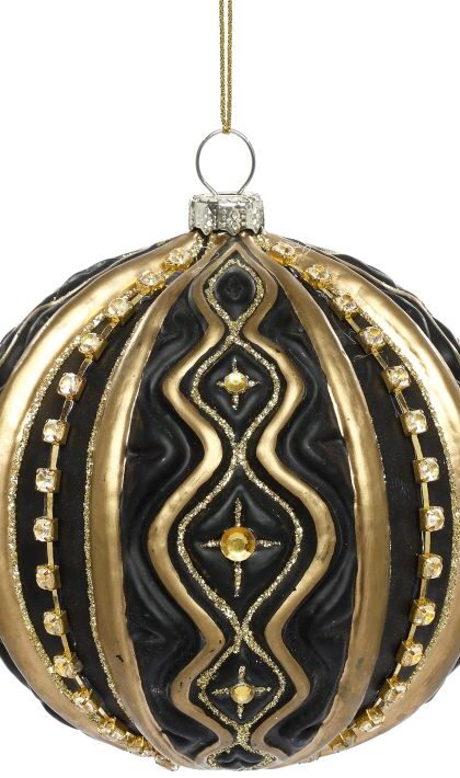 Classic Ball Ornament - 4 Inches, Set of 6