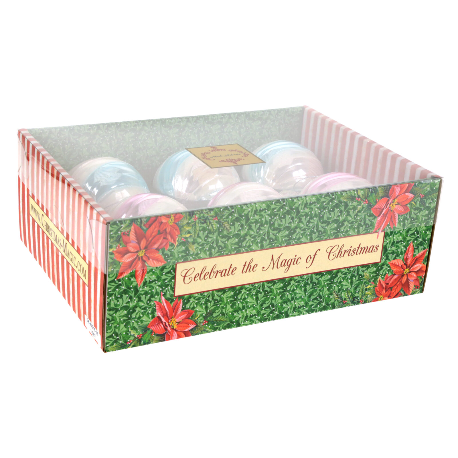 Peppermint Ornament, Assortment of 2 - 4 Inches, Set of 6 - Image 2