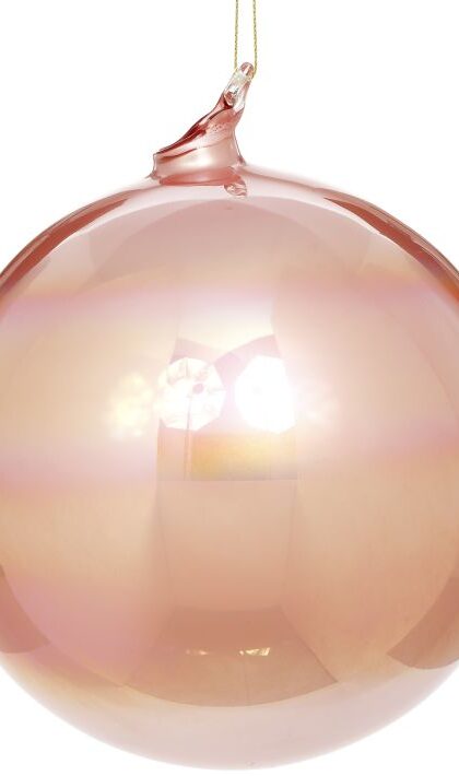 Luster Ball Ornament, Large - 6 Inches