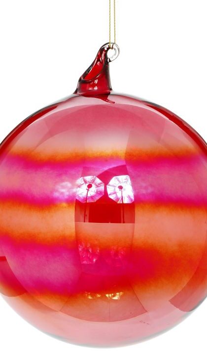 Luster Ball Ornament, Large - 6 Inches