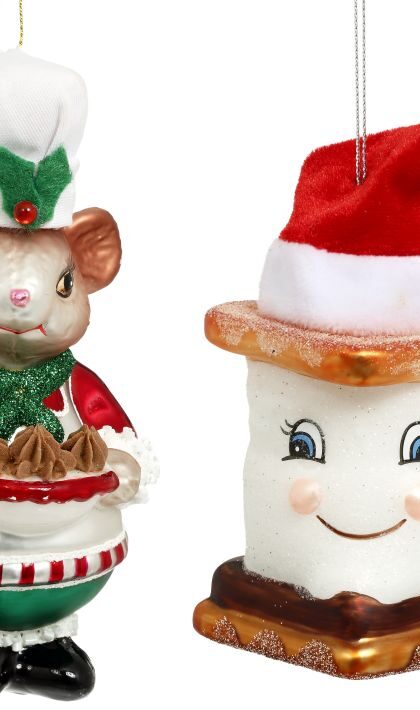 Sweet Christmas Ornament, Set of 2 - 4-6 Inches