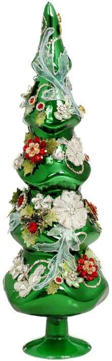 Jeweled Tree Green Large 17 Inches - FREE SHIPPING
