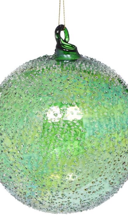 Sparkling Ombre Ornament, Small - 4.75 Inches, Set of 6
