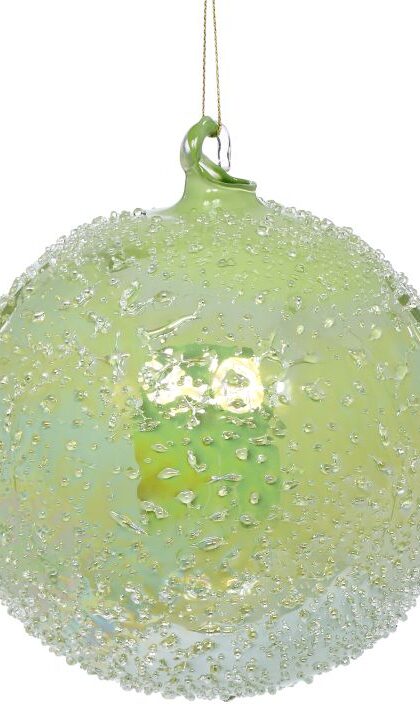 Sparkling Ombre Ornament, Small - 4.75 Inches, Set of 6