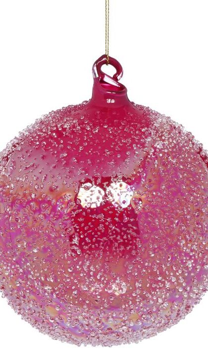 Sparkling Ombre Ornament, Small - 4.75 Inches, Set of 6