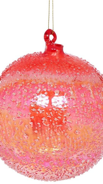 Sparkling Ombre Ornament, Small - 4.75 Inches, Set of 6