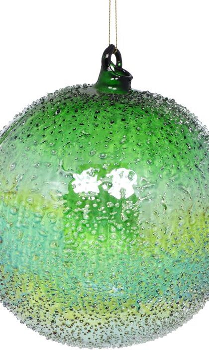 Sparkling Ombre Ornament, Large -  6 Inches, Set of 4