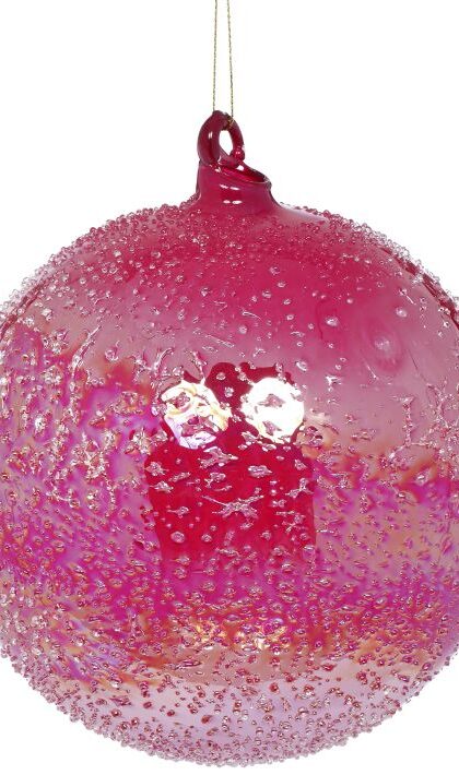 Sparkling Ombre Ornament, Large - 6 Inches, Set of 4