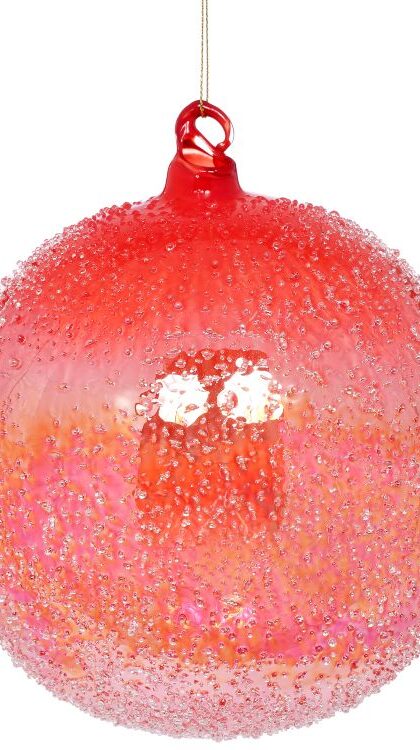 Sparkling Ombre Ornament, Large - 6 Inches, Set of 4