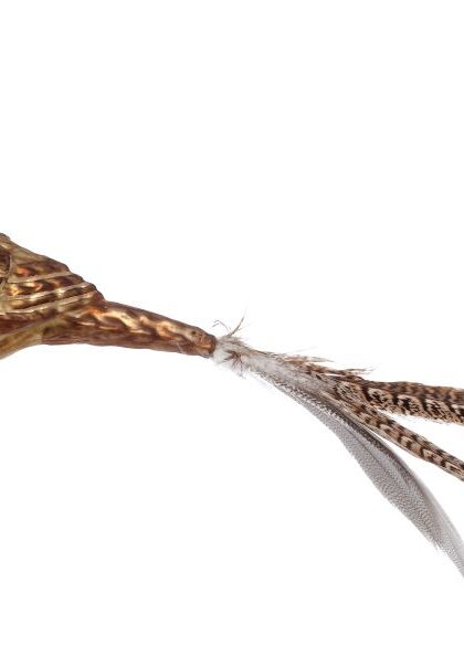 Longtail Bird Ornament - 11 x 3 Inches, Set of 6
