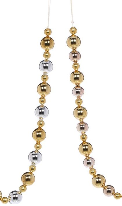 Two-Tone Ball Garland,  - 32 Inches, Set of 2