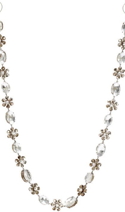 Vintage Oval Floral Garland, 6 Inches, Set of 2