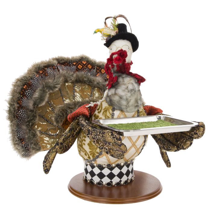 Thanksgiving Elegant Turkey Server w Tray 19 Inch | Official Online ...