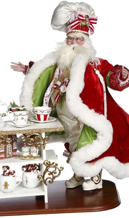 Christmas Kitchen Santa - Two Pieces Made - FREE SHIPPING