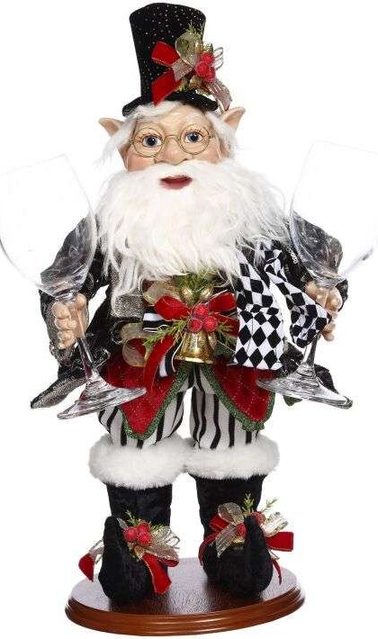 Elf with Wineglasses - 20 Inches