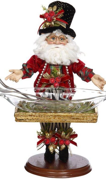 Elf with Glass Plate - 12.5 Inches, 51-06080 Free Shipping