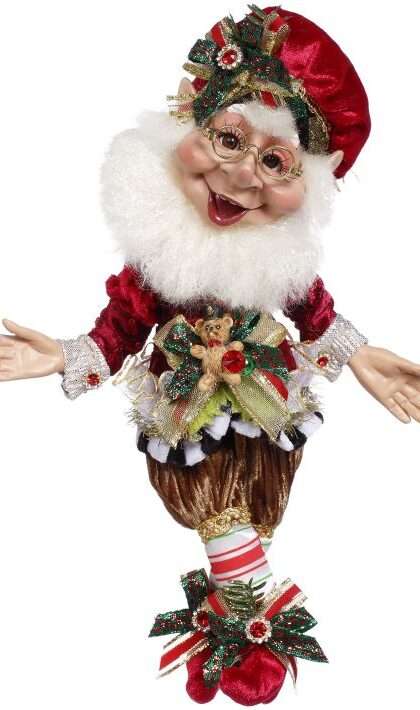 Teddy Bear Elf Small 6" - FREE SHIPPING