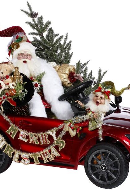 Santa's Hot Rod - 24 Inches, 51-44974 Free Shipping
